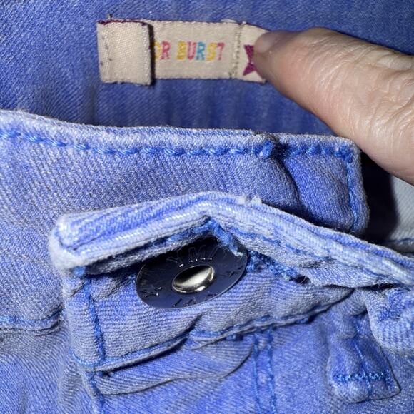NEW YMI GIRLS ColorBurst BLUE SKINNY JEANS PANTS SIZE MEDIUM - Picture 3 of 4